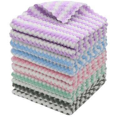 Imagem de Toalha de Mão 10064 em Microfibra e Poliéster 30X30CM com 01 Pano para Banheiro Cozinha Ou Lavabo
