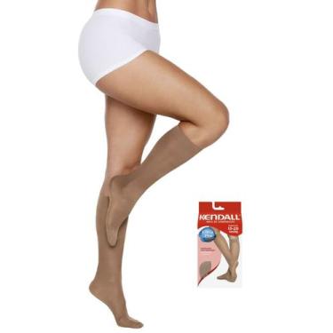 Imagem de Meia 3/4 Compressão Kendall 1671 Feminina 15-20 MMHG Com Ponteira T. P