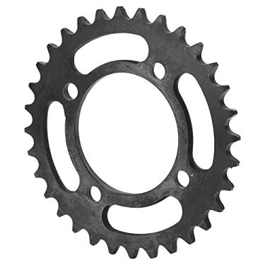 Imagem de Roda dentada de corrente traseira, roda dentada de corrente de aço para bicicletas sujas para motoristas