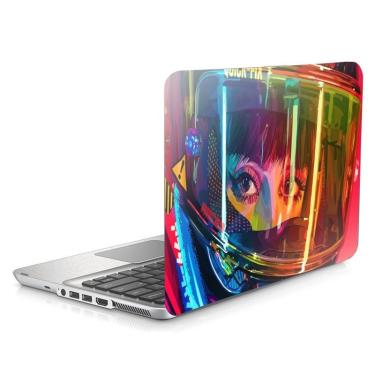 Imagem de Skin Adesivo Protetor para Notebook 15 Moto Motocicleta Girl D35