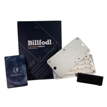 Imagem de CoolWallet Pro e Billfodl CoolWallet Edition - Billfodl é um mantenedor de senhas offline - CoolWallet é uma carteira de criptografia de hardware para armazenar chaves privadas - carteira de hardware e backup de carteira fria