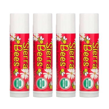 Imagem de Protetor Labial Organico Sierra Bees Lip Balm 4,25G (Embalagem Com 4 Unidades) - Sierra Bees
