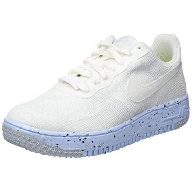 Imagem de Nike Air Force 1 Crafter Flyknit Womens Trainers DC7273 Sneakers Shoes (UK 3.5 US 6 EU 36.5, White Pure Platinum 100)