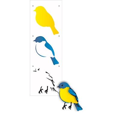 Imagem de Stencil de Acetato para Pintura OPA Simples 10 x 30 cm - 2160 Pássaro IV