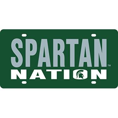 Imagem de WinCraft Michigan State University S13708 Placas de licença clássicas de acrílico