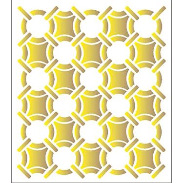 Imagem de Stencil de Acetato para Pintura OPA 15 x 20 cm - 2039 Estampa Aneis