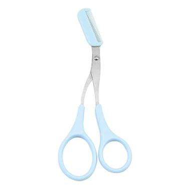 Imagem de Sobrancelha Aparando Tesouras Com Sobrancelha De Pente De Aço Inoxidável Ferramentas De Beleza Vintage Para Cílios De Bigode De Barba