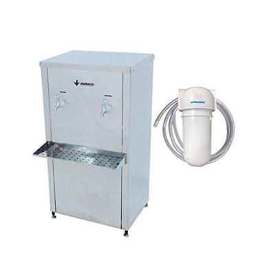 Imagem de Kit - Bebedouro Industrial Refrigerado Rb20 2tg Venancio 127v + Filtro de Água