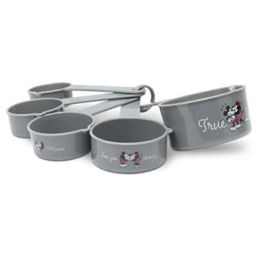 Imagem de Open Road Brands Copos medidores Disney Mickey e Minnie Mouse – adoráveis copos de medição temáticos do Mickey Mouse para cozinha