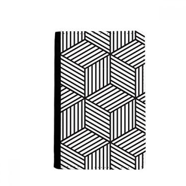 Imagem de Porta-passaporte padrão ilustração de grão simples arte linha notecase burse capa carteira porta-cartão, Multicolor