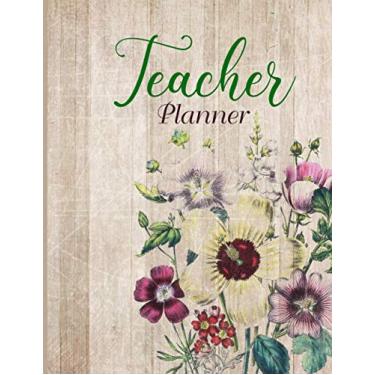 Imagem de Teacher Planner: Teacher Planner for Goodnotes Notability, Academic Year Lesson Planner for Teachers and Homeschoolers with Blossom Colouring Cover.