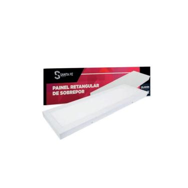 Imagem de Plafon Led Retangular Sobrepor 60 X 15cm 18w - Santa Fé | 4000k