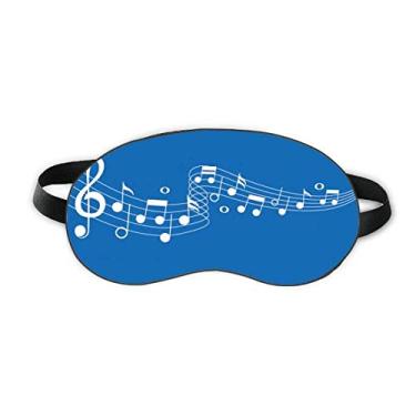 Imagem de Blue Movg Music 5-le Staff Sleep Eye Shield Capa para sombra noturna macia