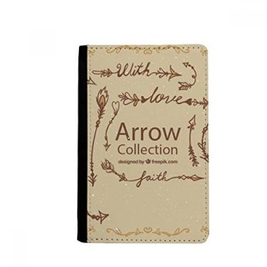 Imagem de Bohe mia wind Fashion Arrow Passaporte Notecase Burse Carteira Carteira Porta-cartões