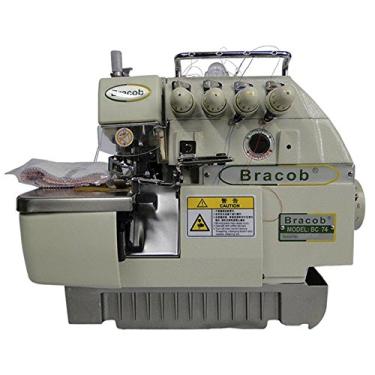 Imagem de Overlock Industrial Completa 2 Agulhas, 4 Fios, 6000rpm BC 74 - BRACOB (220)