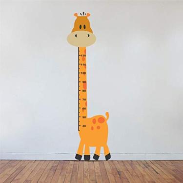 Imagem de Adesivo Girafa Regua Metrica Infantil 150 Cm De Regua