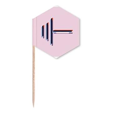 Imagem de Conjunto de ícones de tensão física, bandeiras de palito, palitos de cupcake, festas comemorativas