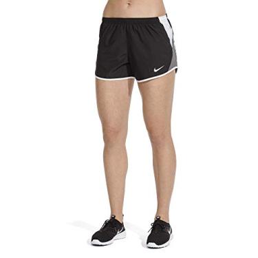 Imagem de NIKE Women's Dry 10K Running Shorts, Black/White/Dark Grey/Wolf Grey, X-Small
