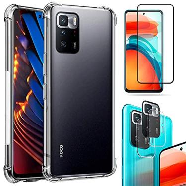 Imagem de Kit Capa Anti Impacto + Película 5D Cerâmica + Película Câmera Xiaomi Poco X3 GT 5g