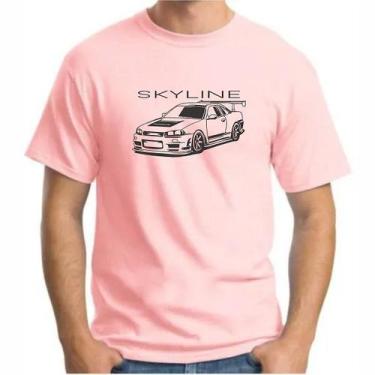 Imagem de Camiseta Camisa Nissan Skyline Gtr R34 Esportivos De Luxo - Smart Stam