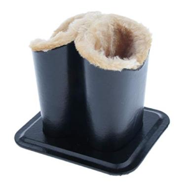 Imagem de Fityle â€” Capa com suporte para óculos de cabeça dupla, capa protetora de poliuretano com forro de pelúcia â€“ Ã“timo para casa, trabalho, escola, escritório etc.