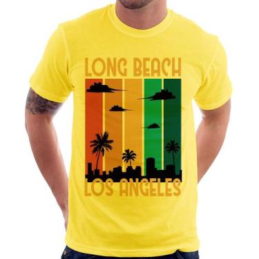 Imagem de Camiseta Long Beach Los Angeles - Foca Na Moda