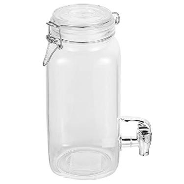 Imagem de Dispensador de vidro jarra dispensador de bebidas jarra de vidro com torneira dispensador de bebidas de festa dispensador de suco jarra de vidro com torneira jarra de vidro com torneira (Color : Asso