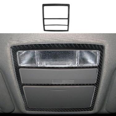 Imagem de FINMOKAL Acabamento da tampa da moldura da luz superior interior de fibra de carbono para Toyota Camry 2007-2011