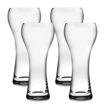 Imagem de Jogo de 4 copos para cerveja Weisen em cristal ecológico 400ml A20cm