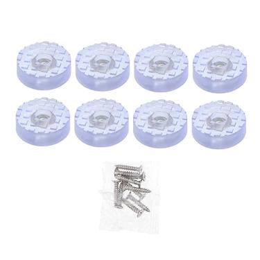 Imagem de UKCOCO 8 Peças De Máquina De Lavar Roupa Almofada Para Perna Secador Peças De Reposição Lavadora Máquina De Lavar Antiderrapante Almofada Para Os Pés Cadeira Descanso Para Os Pés