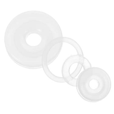 Imagem de HEMOTON 4 Pcs Acessórios Para Panela De Pressão Junta Para Válvulas De Bóia Anéis De Válvulas Flutuantes Peças Pro Press King Anéis De Vedação Objeto Flutuante Universal Borracha Branco