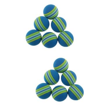 Imagem de Happyyami 24 Peças bola de espuma esportiva bolas esportivas bola de ajuda limpar caixas de CD vazias bolas de prática bola -íris bola de treinamento golfe bola de -íris gato bola
