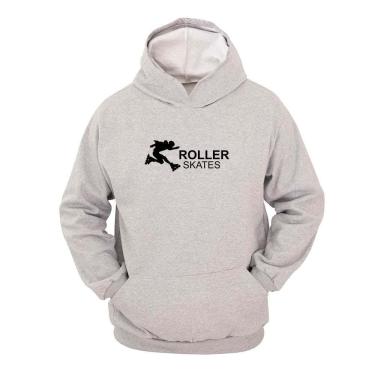 Imagem de Moletom Masculino Canguru Roller Skates Estampado com Capuz