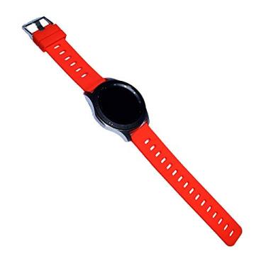 Imagem de Pulseira de Silicone para Galaxy Watch 46mm - Gear S3 Frontier - Gear S3 Classic - Amazfit GTR 47mm - Amazfit Stratos - Gear 2 Neo - Gear Live - Marca Ltimports (Vermelho)