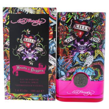 Imagem de Perfume Ed Hardy Hearts Daggers de Christian Audigier para mulheres - 100 ml de spray edp