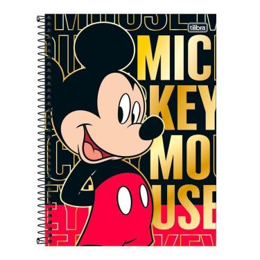 Imagem de Caderno Espiral Mickey Mouse 10 Matérias 160F - Tilibra