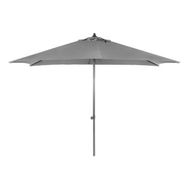 Imagem de Ombrelone Berlim Central Importado Cinza 2x3m Com Manivela