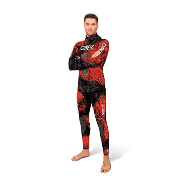 Imagem de Jaqueta 5 Mm de Roupa de Neoprene, 2 Peças, Red Stone, 167-172 Cm, 63-70 Kg, S/2, [We105G2], Omer