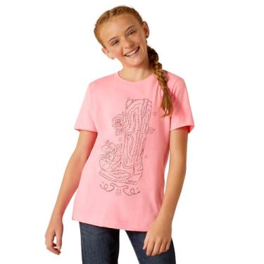 Imagem de ARIAT Camiseta feminina de cano alto, Gelo rosa, P