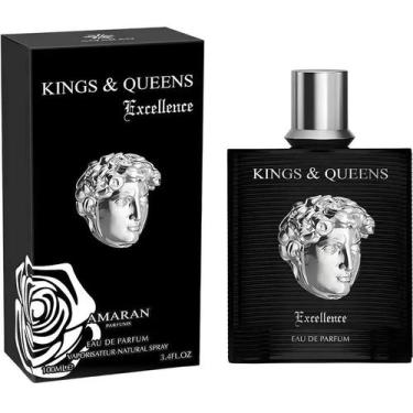 Imagem de Perfume Masculino Excellence Amaran Kings & Queens 100ml Eau De Parfum