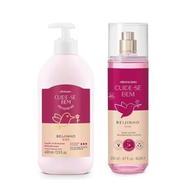 Imagem de Kit Cuide-Se Bem Beijinho: Body Splash 200ml + Loção Hidratante 400ml