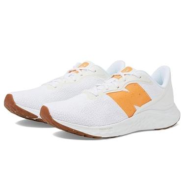 Imagem de New Balance Tênis de corrida feminino Fresh Foam Arishi V4, 34, Sal marinho/laranja penugem, 5.5 Wide