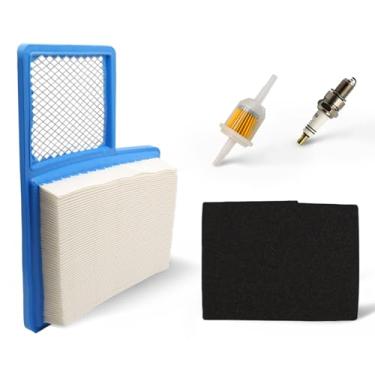 Imagem de Filtro de ar para carrinho de golfe pré-filtro com vela de ignição kit de ajuste de filtro de combustível substituição (adequado para Yamaha G16 G20 G21 G22 G29 Drive)
