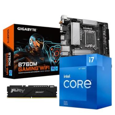 Imagem de Kit Upgrade Ddr5 Core I7 12700f 12ª Geração Memória 16gb Placa B760