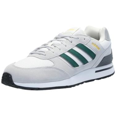 Imagem de adidas Tênis masculino Run 80s, Cinza/verde universitário/branco, 39