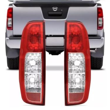 Imagem de Par Lanterna traseira Frontier 2008 2009 2010 2011 2012 2013 2014 2015 2016 bicolor