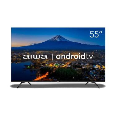 Imagem de Smart TV 55 Polegadas 4K Ultra HD Android TV Aiwa - Preto - Bivolt