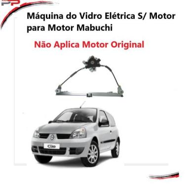 Imagem de Máquina Vidro Elétrico S/motor Direito Clio 99-16 2pts - Mab - Micro