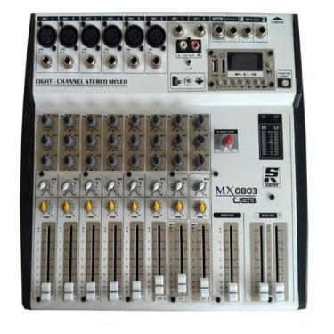 Imagem de Mesa Analógica Staner MX 0803 USB, U, Bivolt