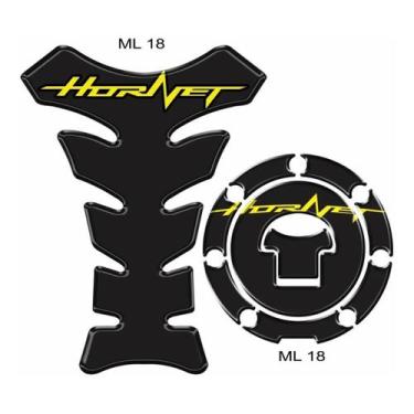 Imagem de Adesivo Resinado Protetor Tanque E Bocal Cb 600cc Hornet - Resitank
